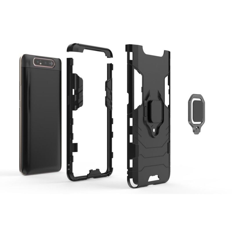 Cover Samsung Galaxy A80 / A90 Sort Resistent Ring