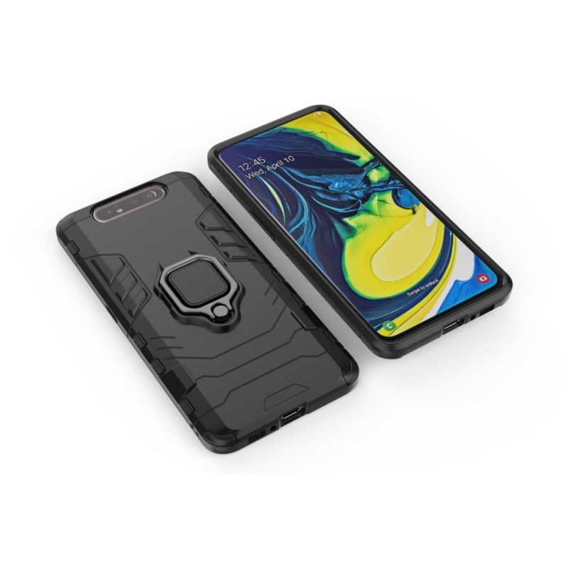 Cover Samsung Galaxy A80 / A90 Sort Resistent Ring