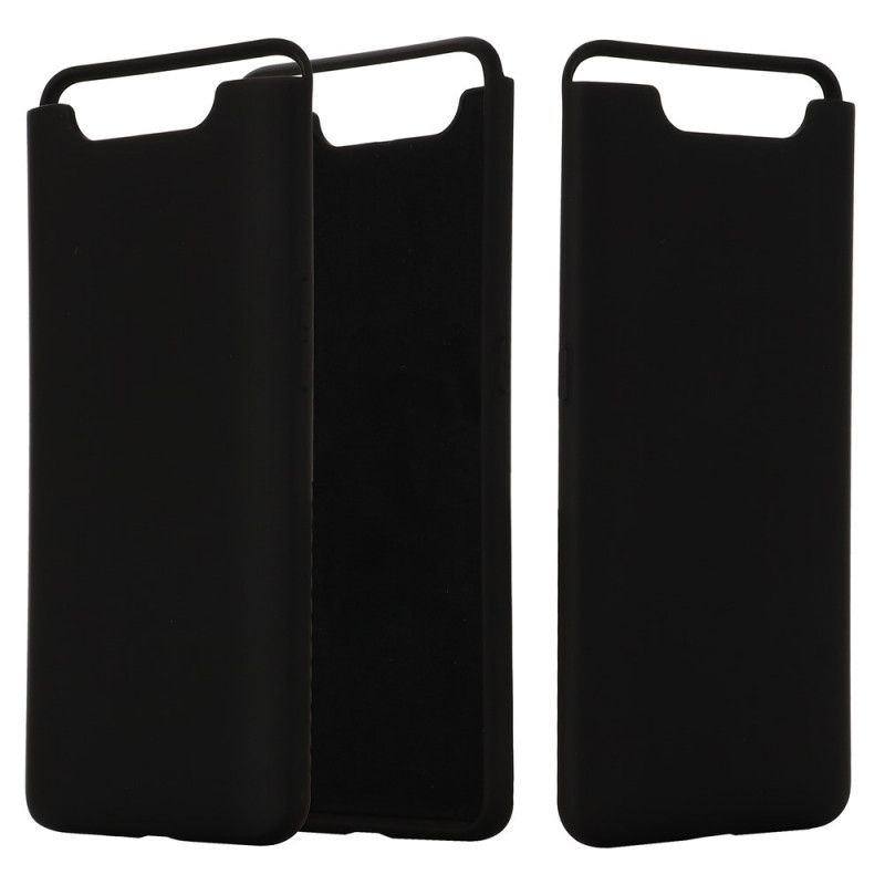 Cover Samsung Galaxy A80 / A90 Sort Silikone Væske