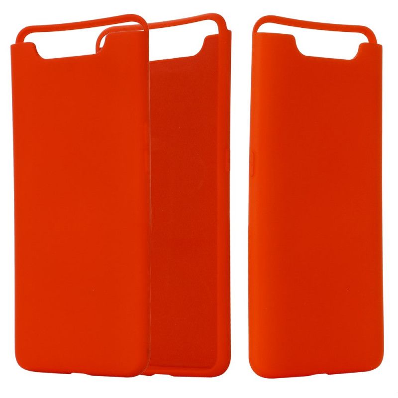 Cover Samsung Galaxy A80 / A90 Sort Silikone Væske