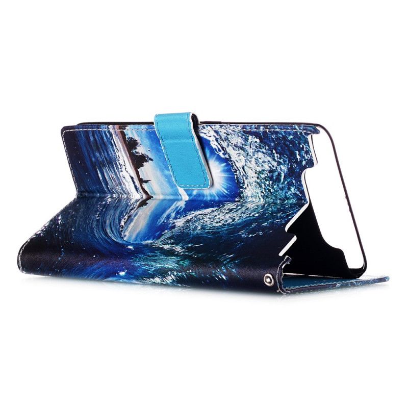 Flip Cover Læder for Samsung Galaxy A80 / A90 Elsker Bølgen