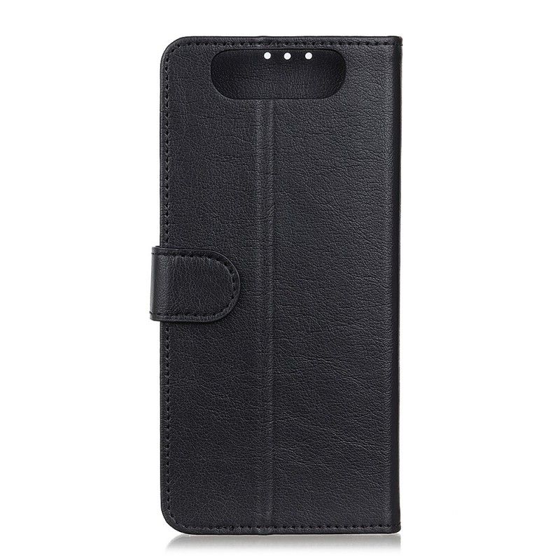 Flip Cover Læder for Samsung Galaxy A80 / A90 Læderfølelse