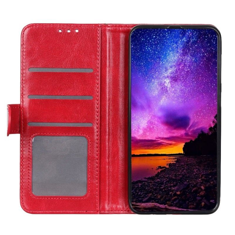 Flip Cover Læder for Samsung Galaxy A80 / A90 Sort Ækvivalent Læder