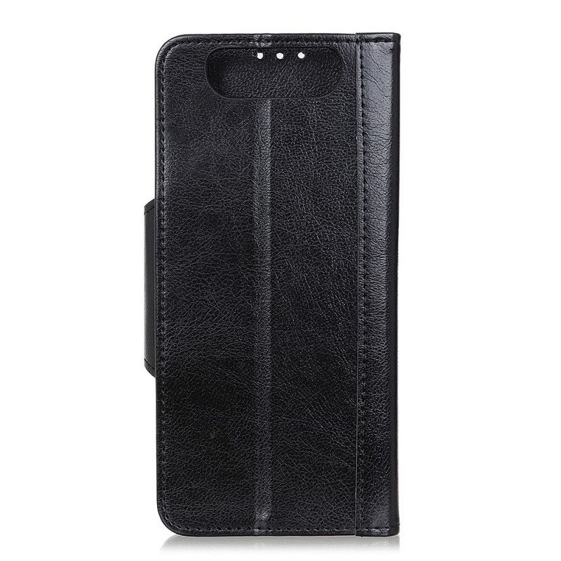 Flip Cover Samsung Galaxy A80 / A90 Sort Mobilcover Kunstlæder Elegance Lås