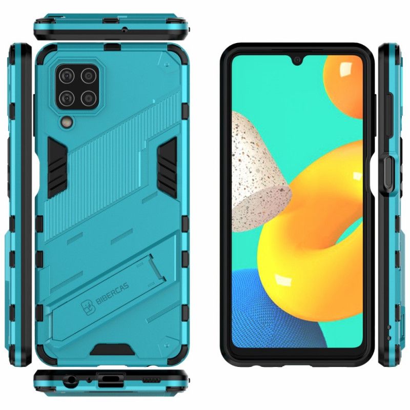 Cover Samsung Galaxy M32 Aftagelig Støtte To Håndfri Positioner