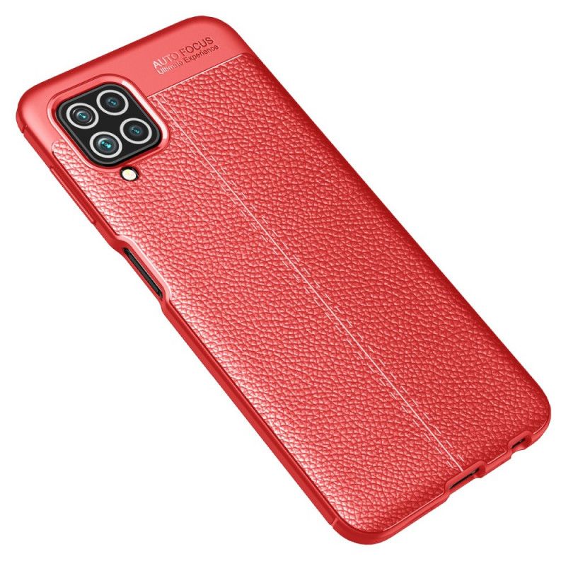 Cover Samsung Galaxy M32 Double Line Litchi-lædereffekt