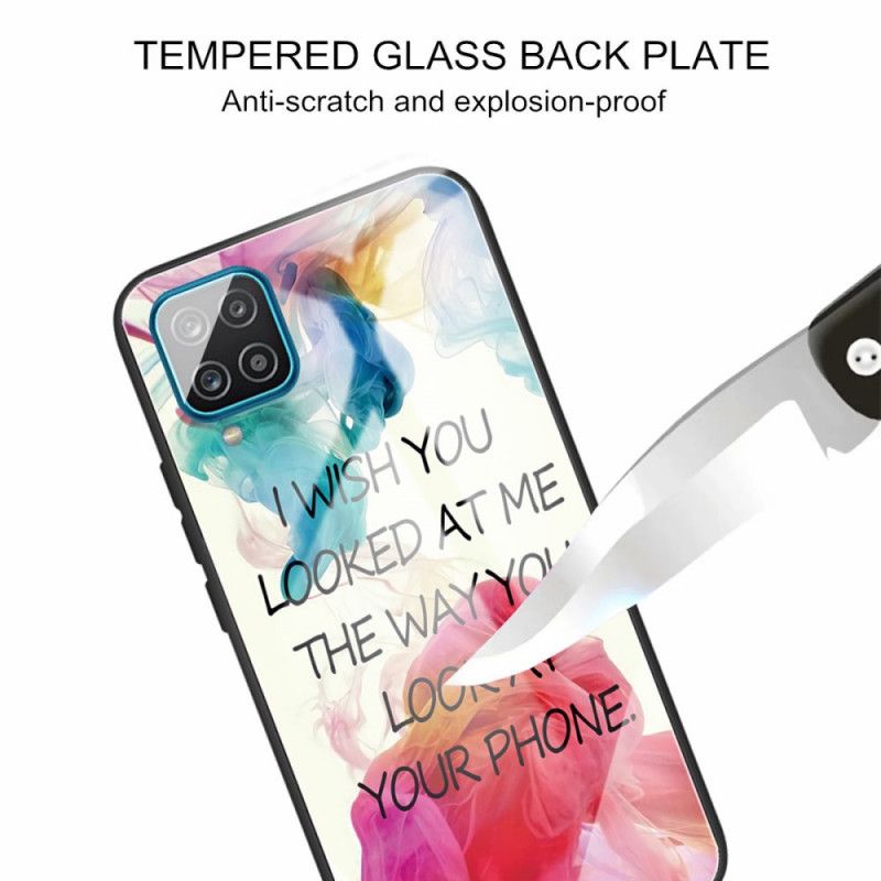 Cover Samsung Galaxy M32 Telefon Etui Hærdet Glas Ønsker Jeg