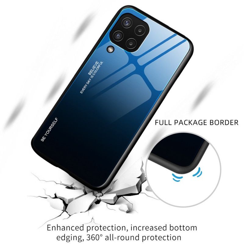 Cover Samsung Galaxy M32 Telefon Etui Hærdet Glas Vær Dig Selv