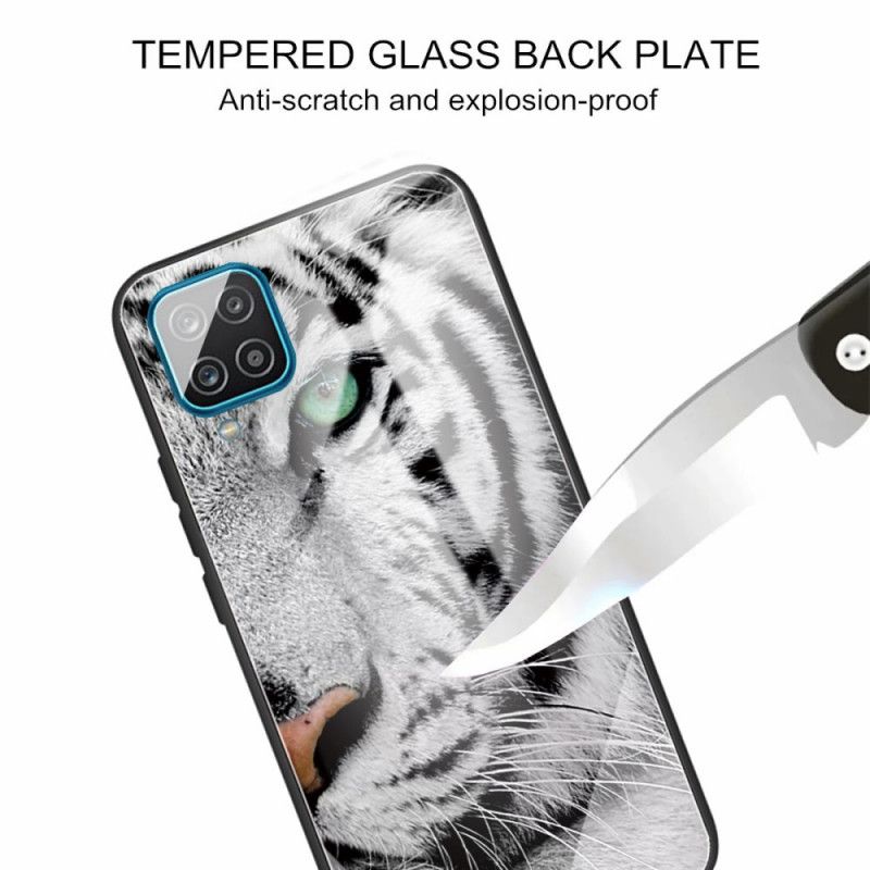 Cover Samsung Galaxy M32 Tiger I Hærdet Glas