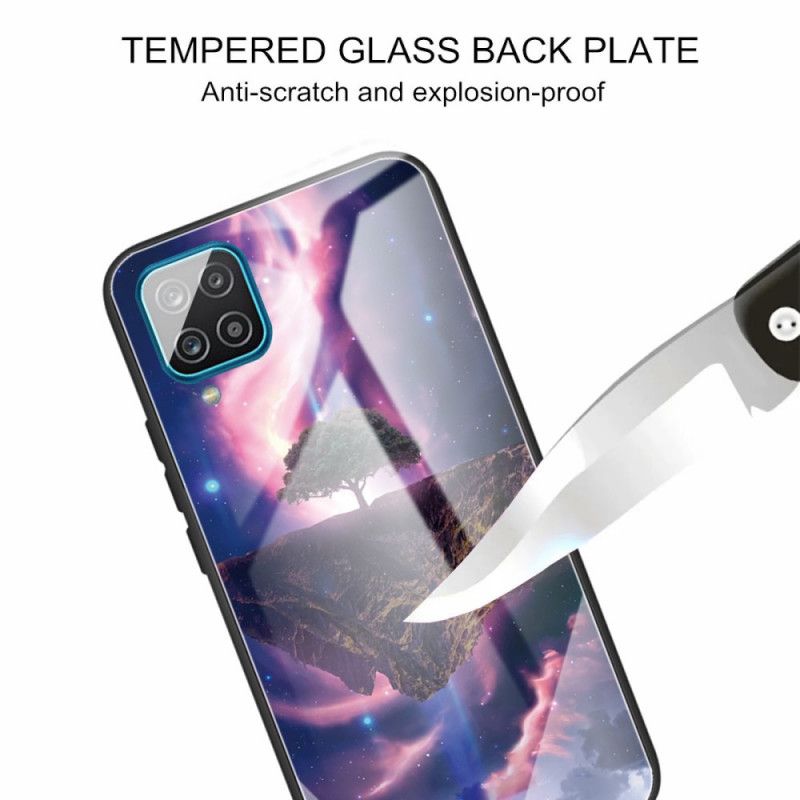 Cover Samsung Galaxy M32 Verdenstræ Af Hærdet Glas