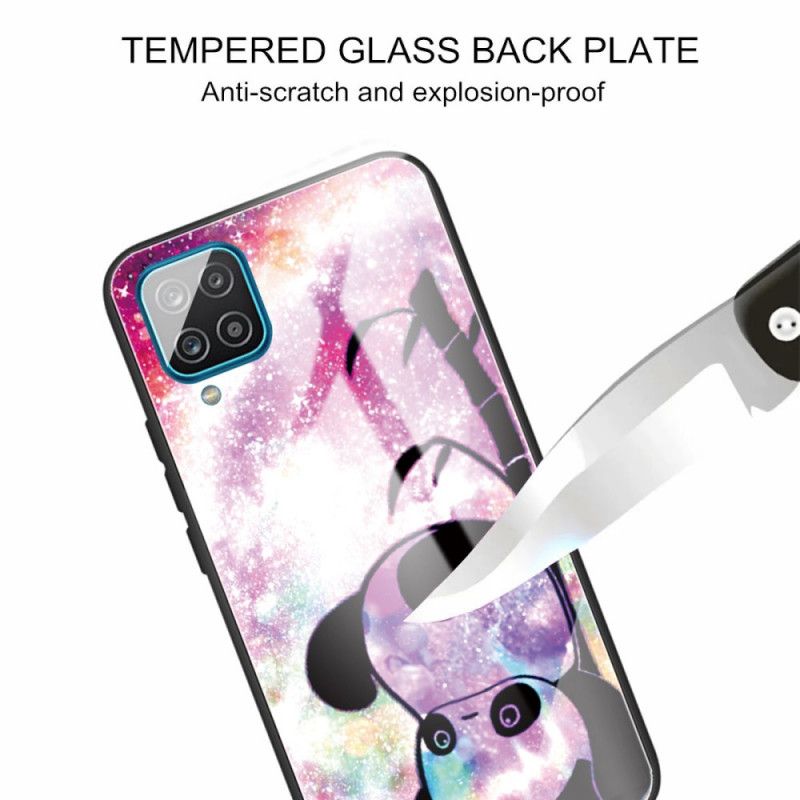 Cover Til Samsung Galaxy M32 Panda Hærdet Glas