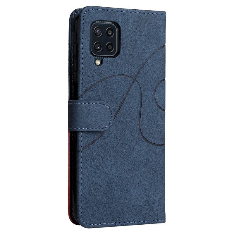 Flip Cover Samsung Galaxy M32 Bicolor