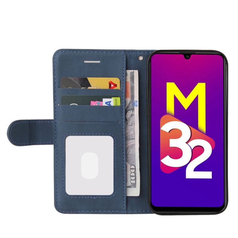 Flip Cover Samsung Galaxy M32 Bicolor