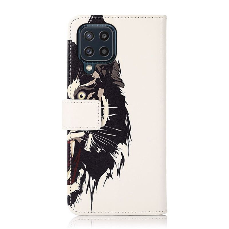 Flip Cover Samsung Galaxy M32 Fierce Tiger