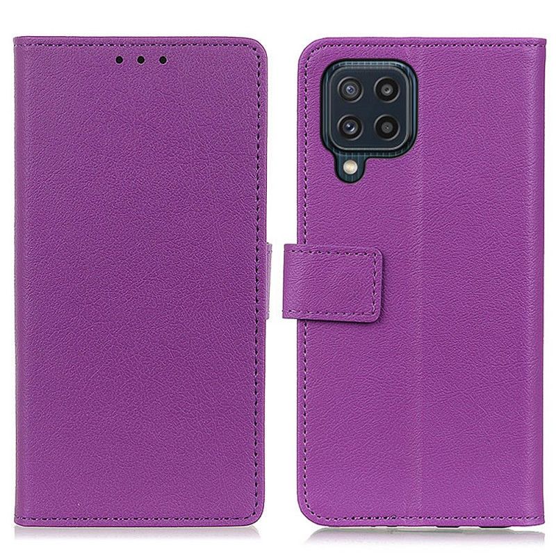 Flip Cover Samsung Galaxy M32 Klassisk Lædereffekt