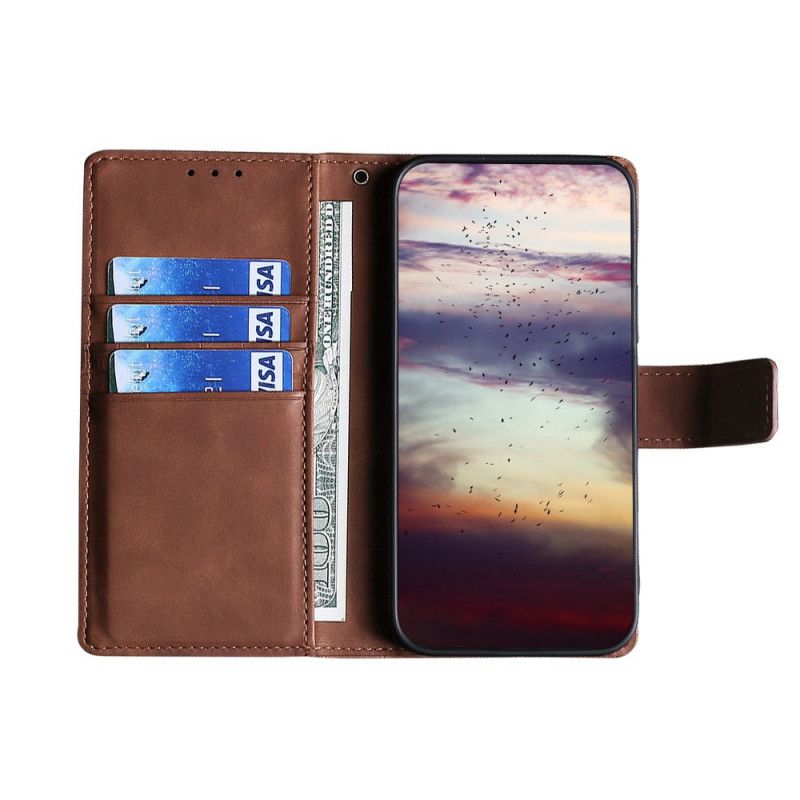 Flip Cover Samsung Galaxy M32 Krokodilleskindseffekt