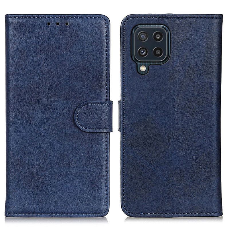 Flip Cover Samsung Galaxy M32 Mat Lædereffekt