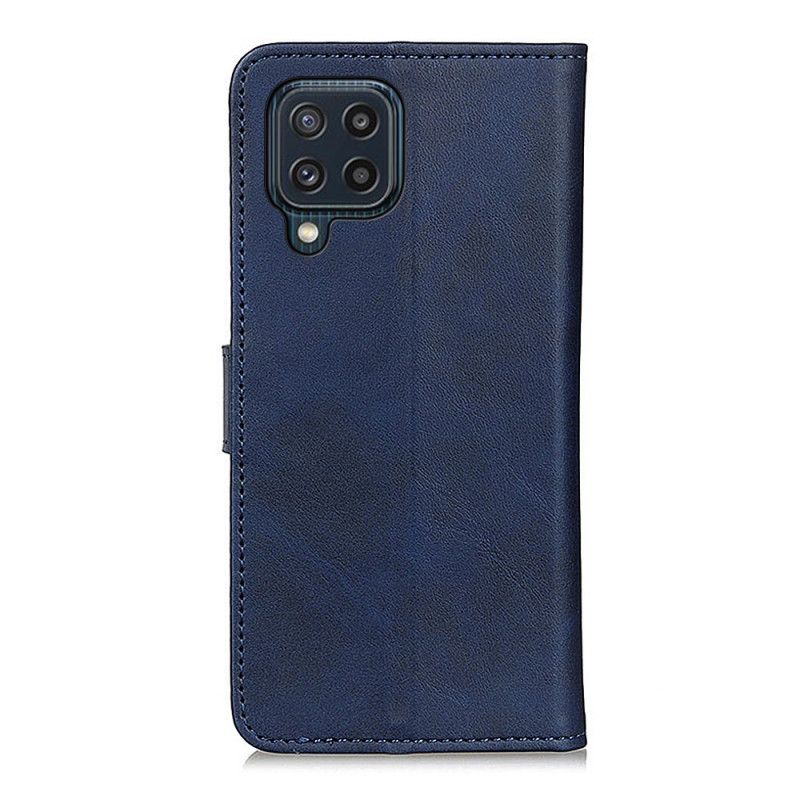 Flip Cover Samsung Galaxy M32 Mat Lædereffekt