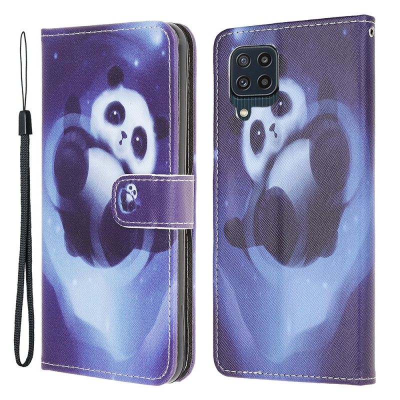 Flip Cover Samsung Galaxy M32 Panda Space Strappy