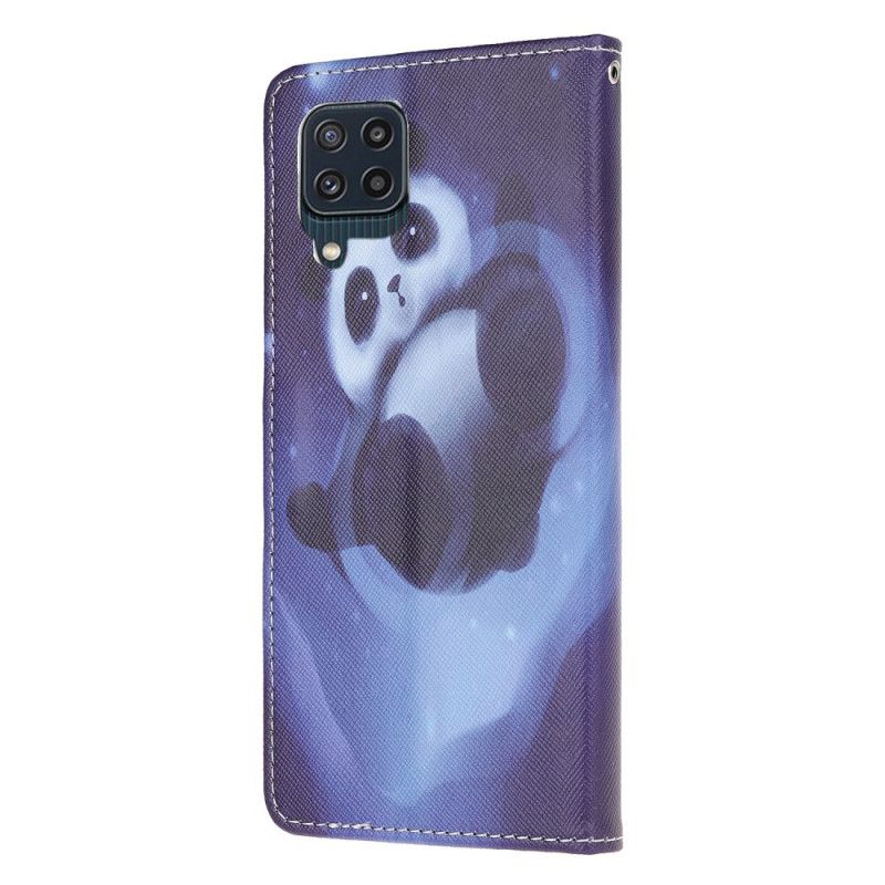 Flip Cover Samsung Galaxy M32 Panda Space Strappy