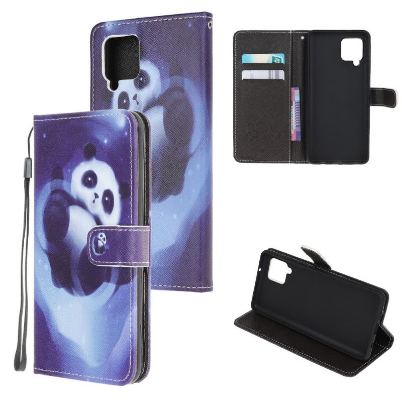 Flip Cover Samsung Galaxy M32 Panda Space Strappy