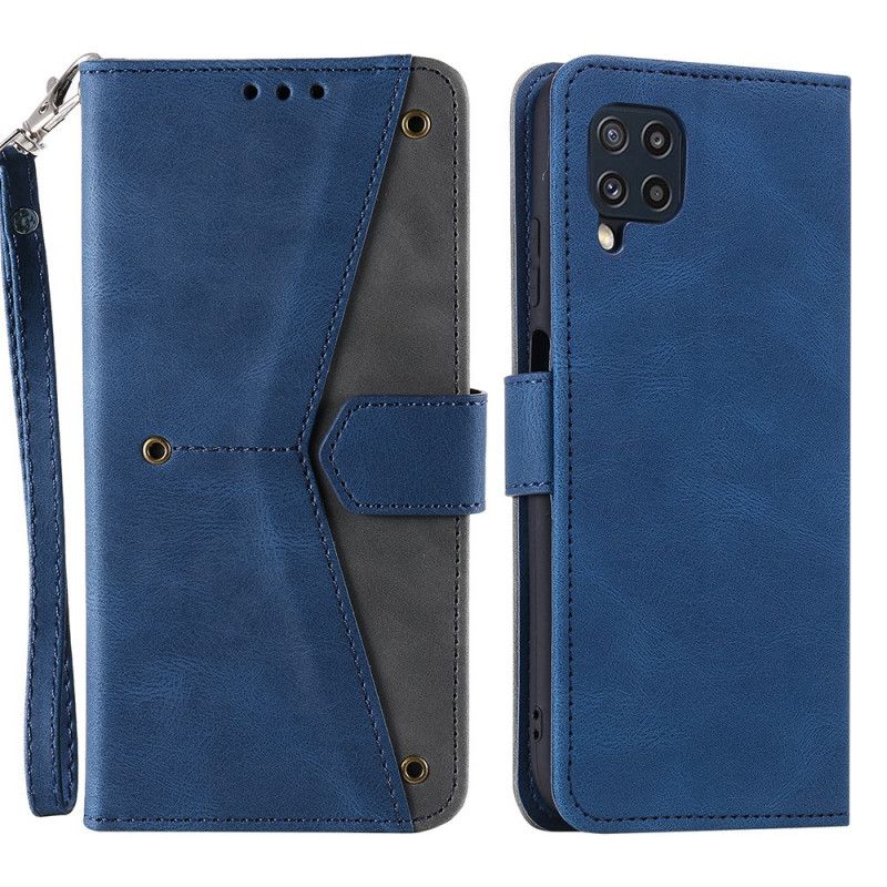 Flip Cover Samsung Galaxy M32 Skin-touch-sømme