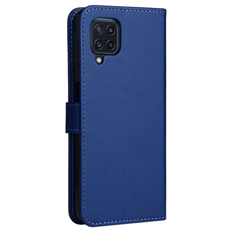 Flip Cover Samsung Galaxy M32 Solid Color Series Strappy