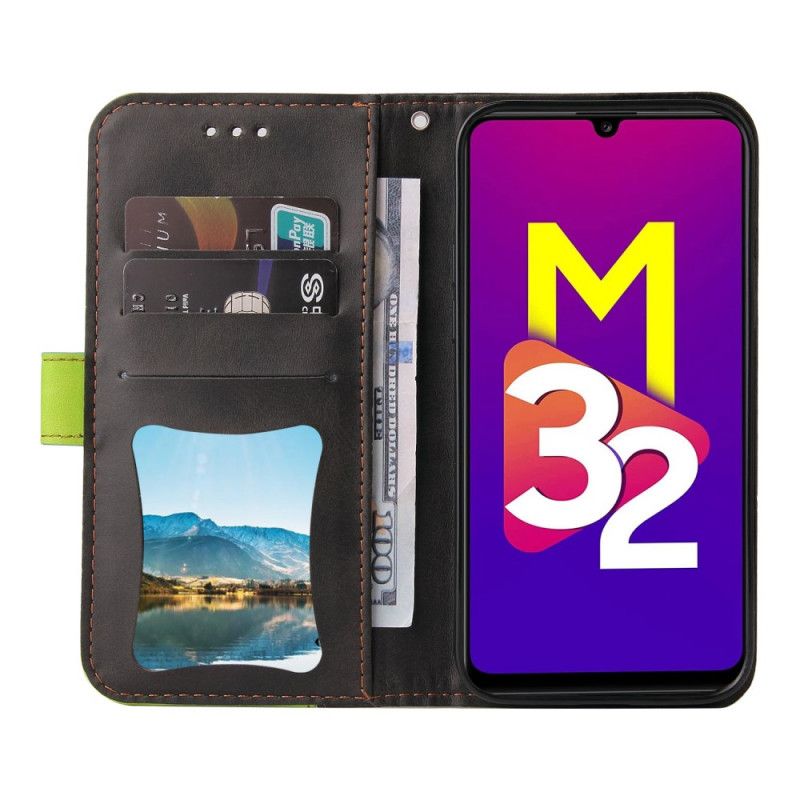 Flip Cover Samsung Galaxy M32 Tofarvet