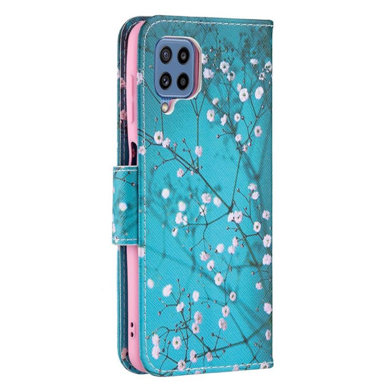 Flip Cover Til Samsung Galaxy M32 Blomstrende Træ