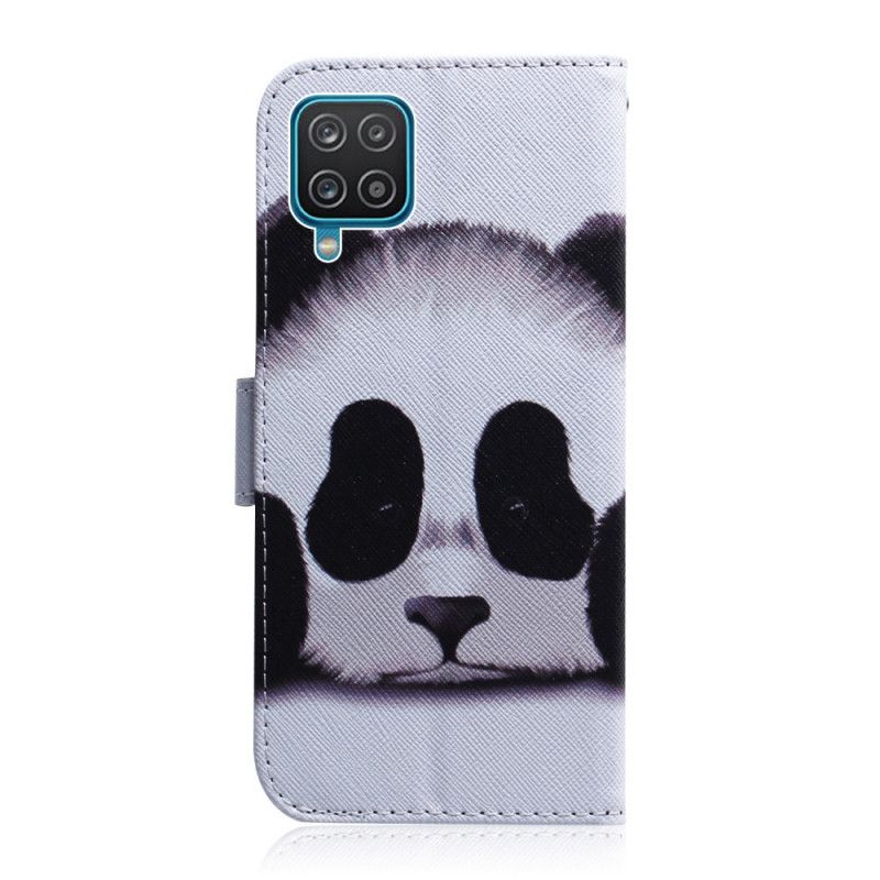 Flip Cover Til Samsung Galaxy M32 Panda Face