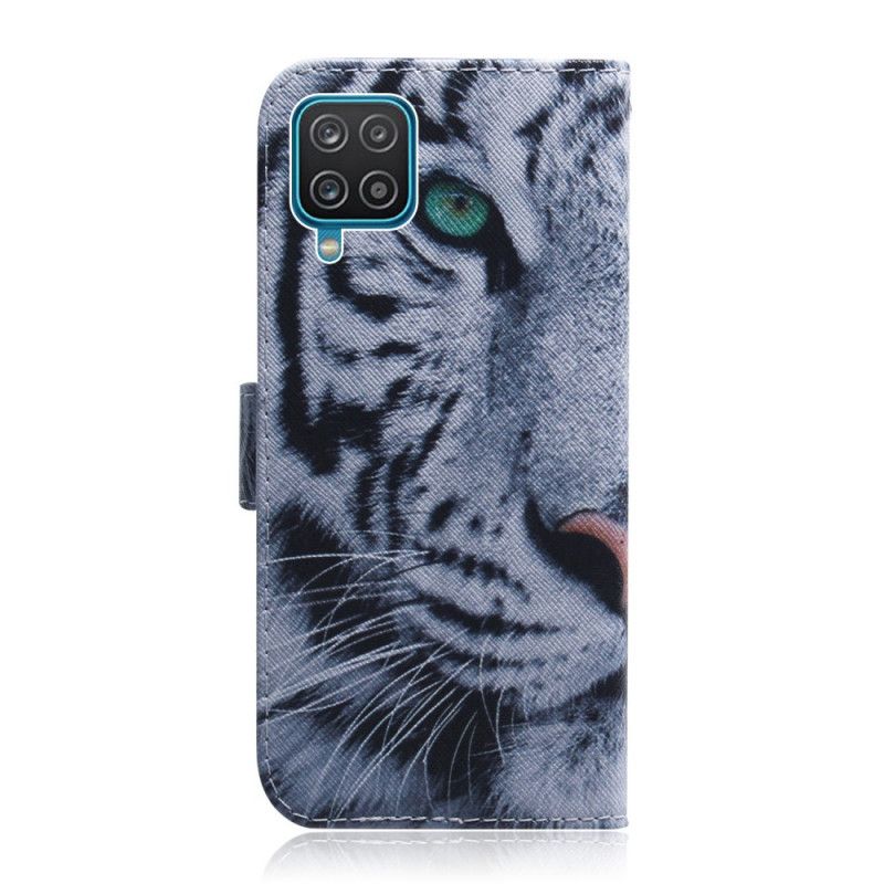 Flip Cover Til Samsung Galaxy M32 Tiger Face