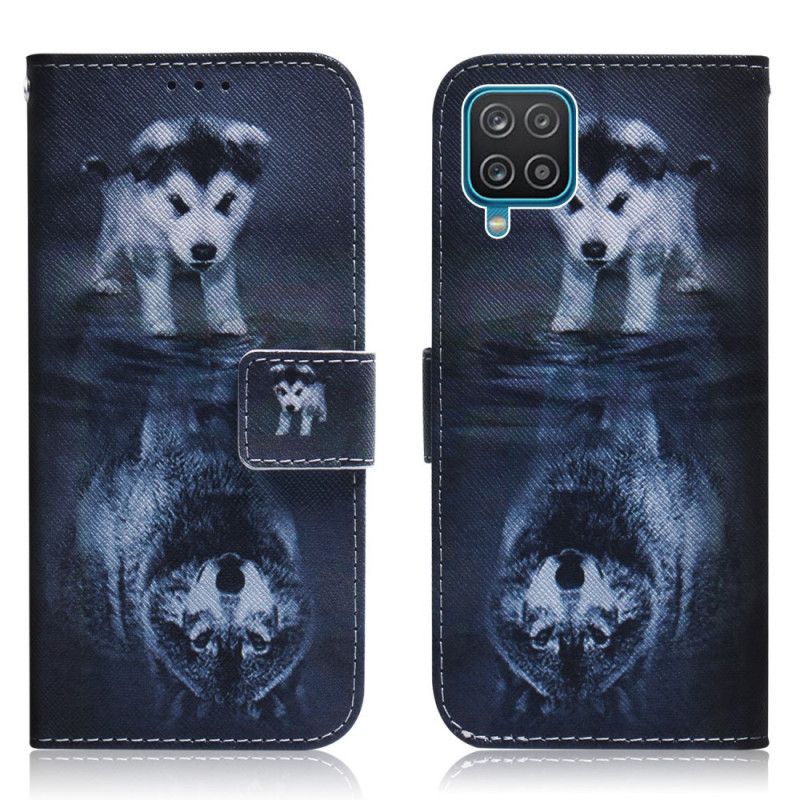 Læder Cover Samsung Galaxy M32 Ernesto The Wolf