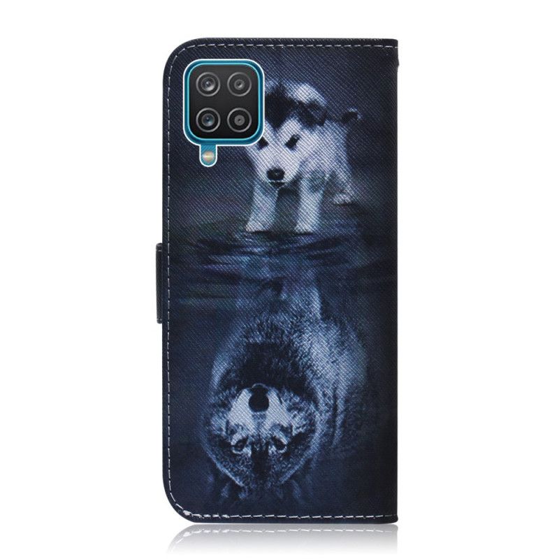 Læder Cover Samsung Galaxy M32 Ernesto The Wolf