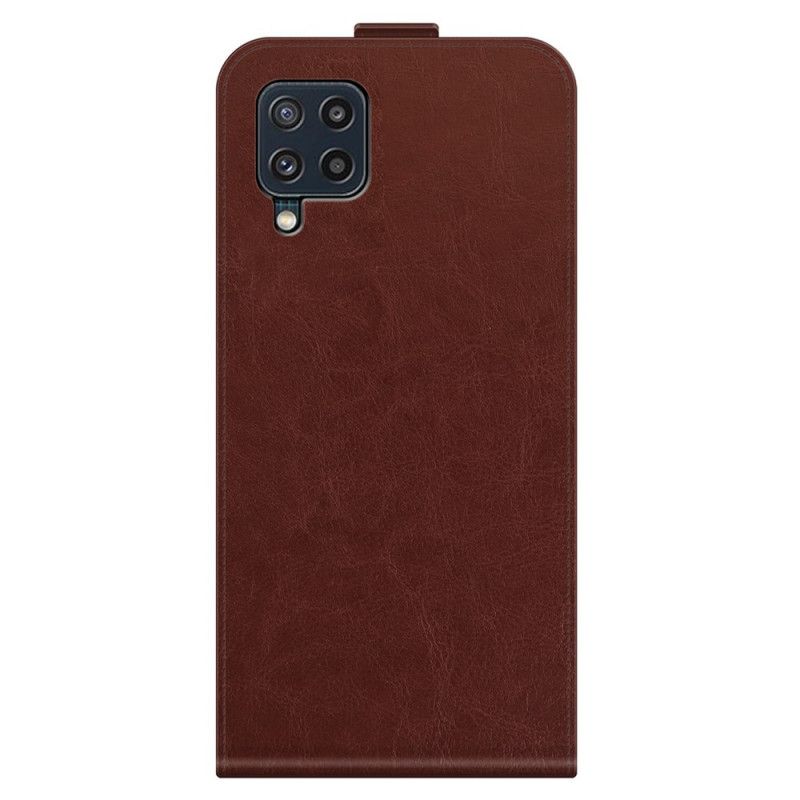 Læder Cover Samsung Galaxy M32 Lodret Lædereffektklap