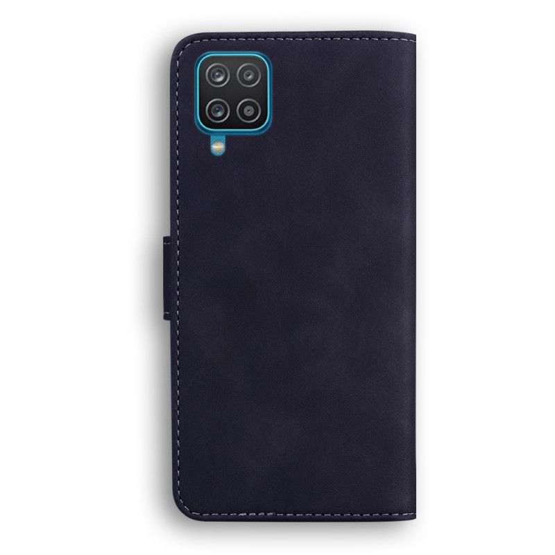 Læder Cover Samsung Galaxy M32 Solid Color Design