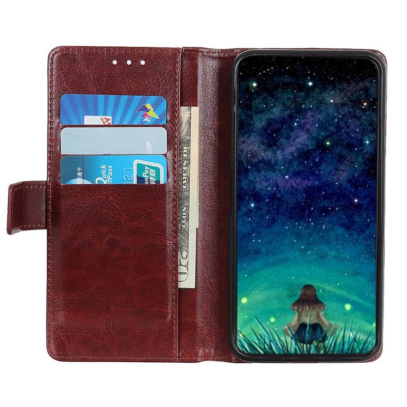 Læder Cover Samsung Galaxy M32 Telefon Etui Antik Lædereffekt