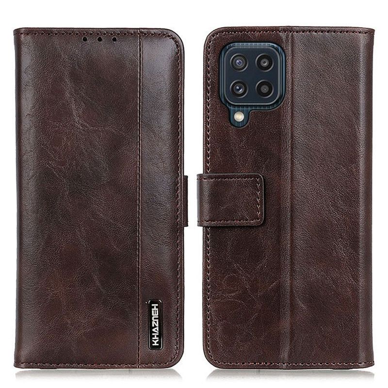 Læder Cover Samsung Galaxy M32 Telefon Etui Khazneh Elegance Læderstil