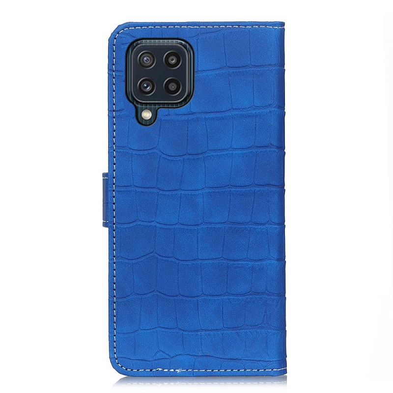 Læder Cover Samsung Galaxy M32 Telefon Etui Krokodille