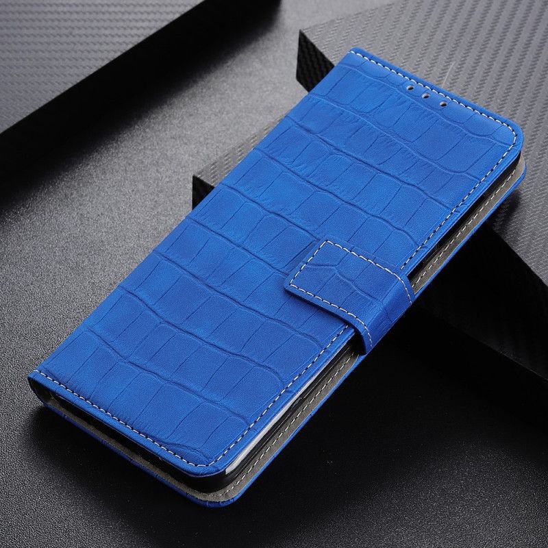 Læder Cover Samsung Galaxy M32 Telefon Etui Krokodille