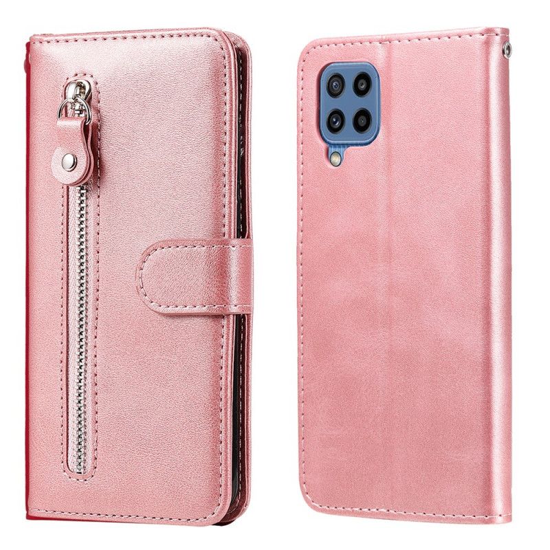 Læder Cover Samsung Galaxy M32 Telefon Etui Tegnebog