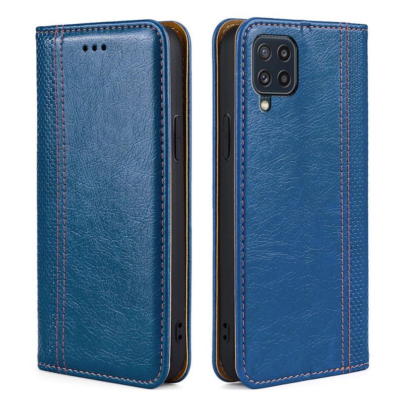 Læder Cover Samsung Galaxy M32 Telefon Etui Vintage Læderstil