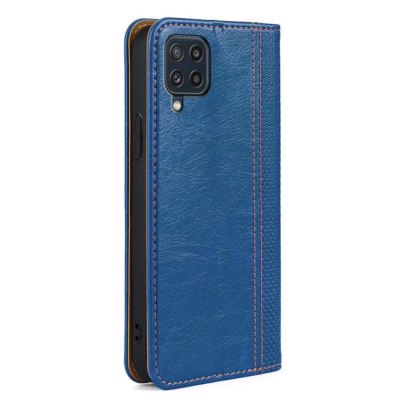 Læder Cover Samsung Galaxy M32 Telefon Etui Vintage Læderstil