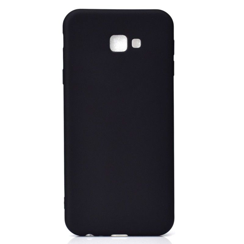 Cover for Samsung Galaxy J4 Plus Sort Mat Silikone