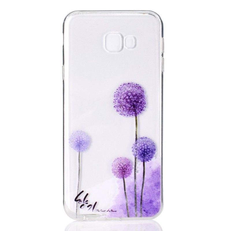 Cover Samsung Galaxy J4 Plus Gennemsigtige Farvede Mælkebøtter