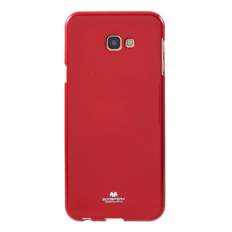 Cover Samsung Galaxy J4 Plus Sort Prangende Kviksølvmetaleffekt Original