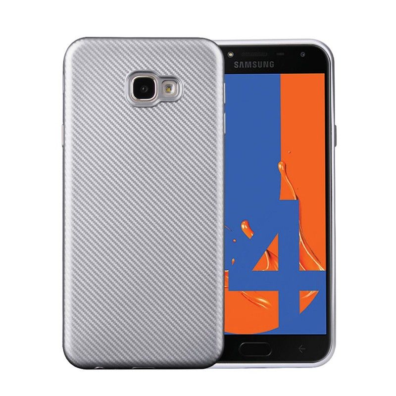 Cover Samsung Galaxy J4 Plus Sort Skridsikker Vævet