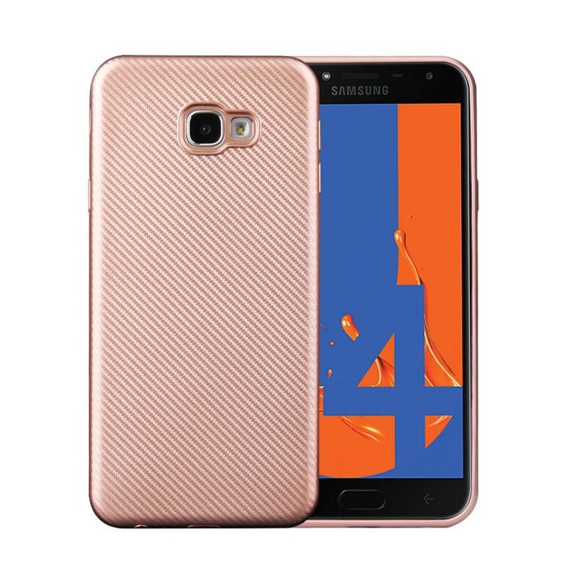 Cover Samsung Galaxy J4 Plus Sort Skridsikker Vævet