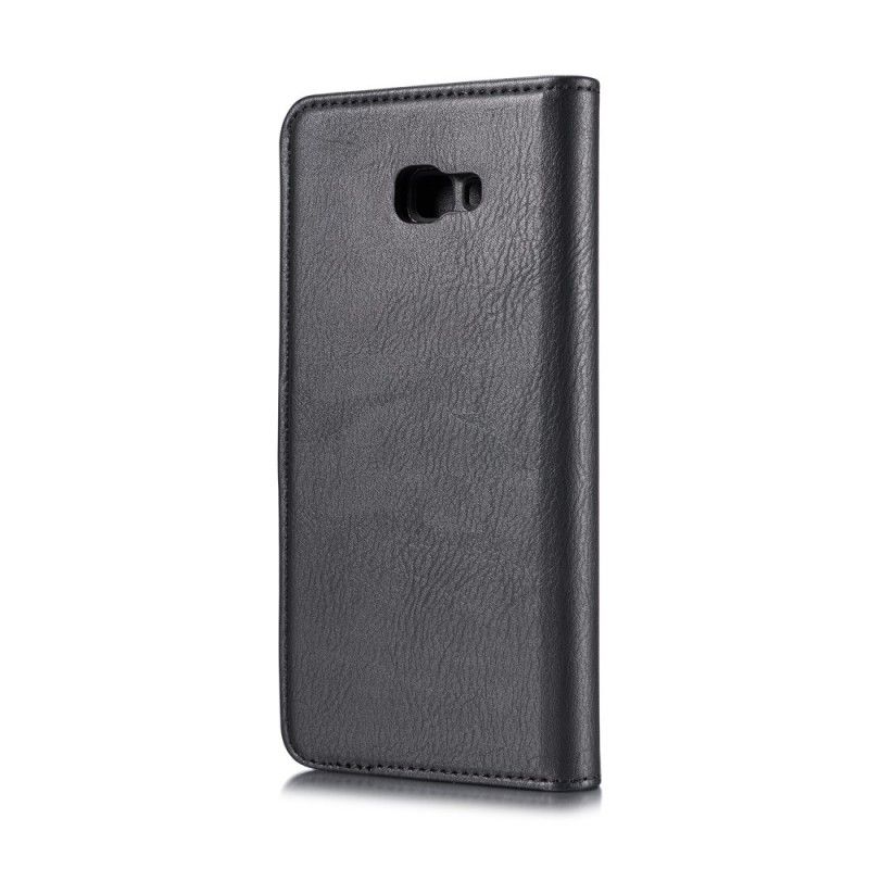 Flip Cover Læder for Samsung Galaxy J4 Plus Sort Dg. Aftagelig Ming