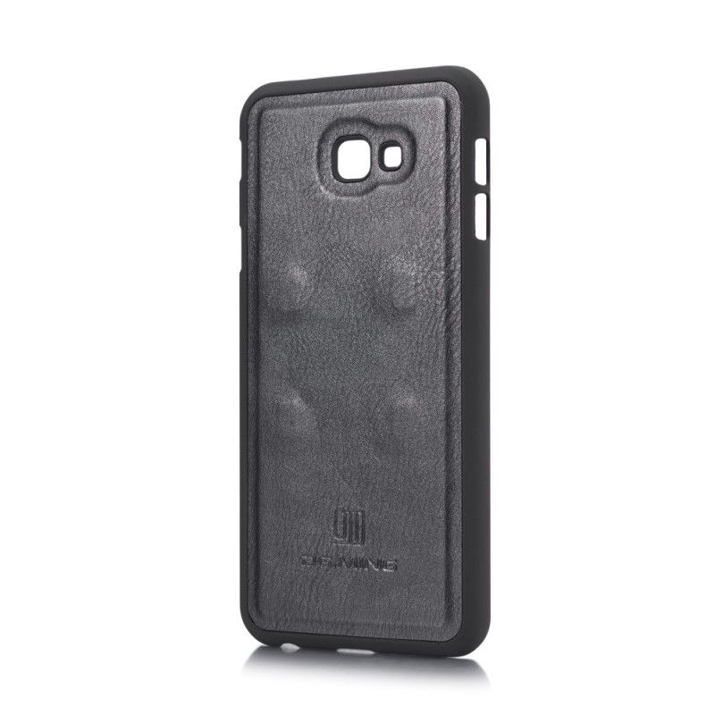 Flip Cover Læder for Samsung Galaxy J4 Plus Sort Dg. Aftagelig Ming