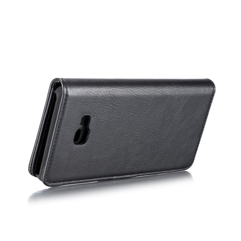 Flip Cover Læder for Samsung Galaxy J4 Plus Sort Dg. Aftagelig Ming